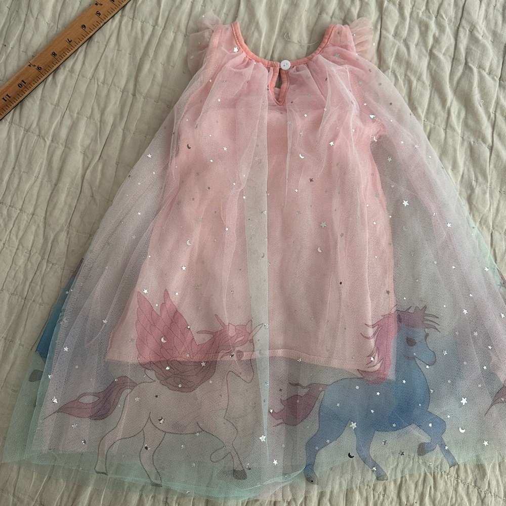 Pink Unicorn Tulle Dress - Picture 2 of 5